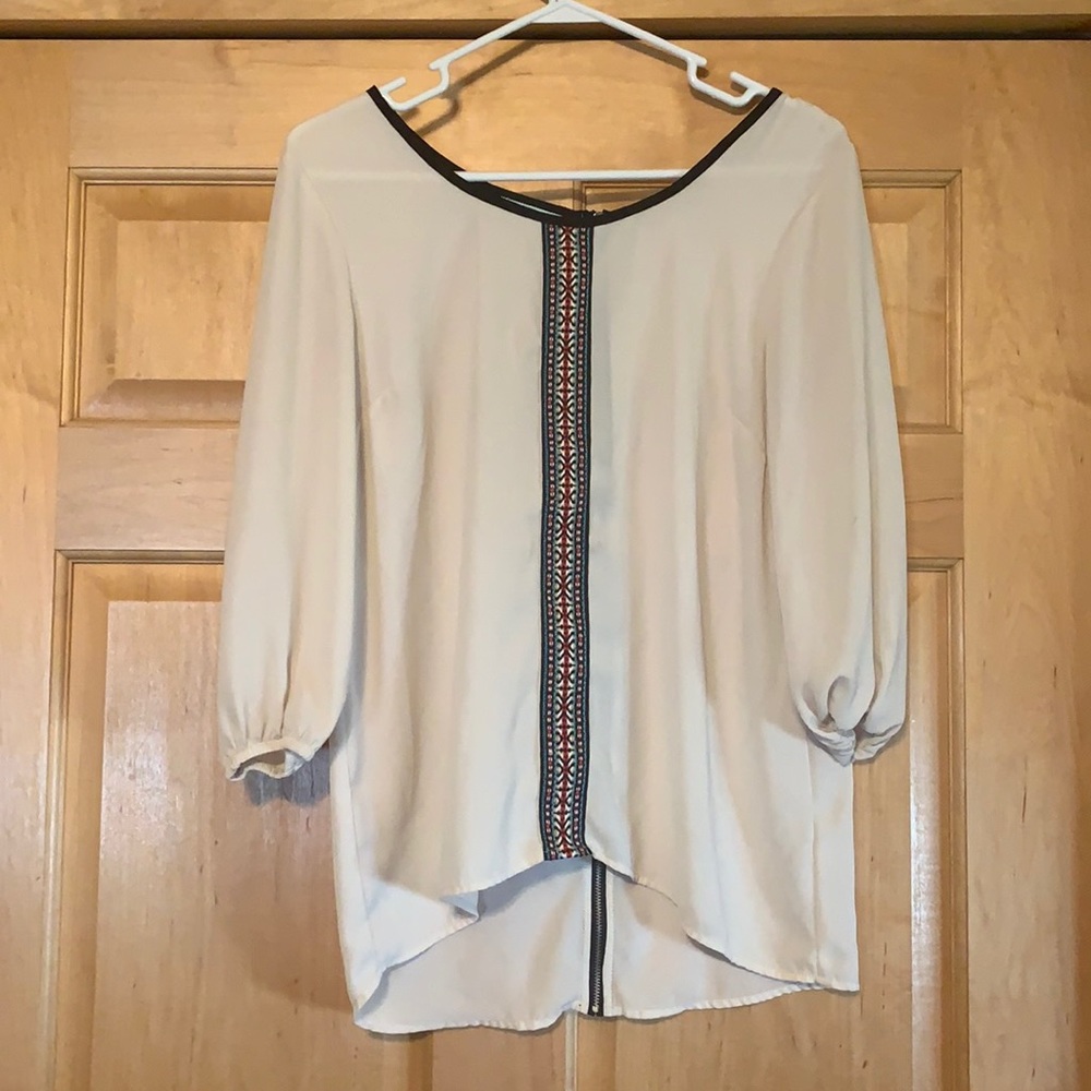 Maurices three quarter sleeve blouse small
